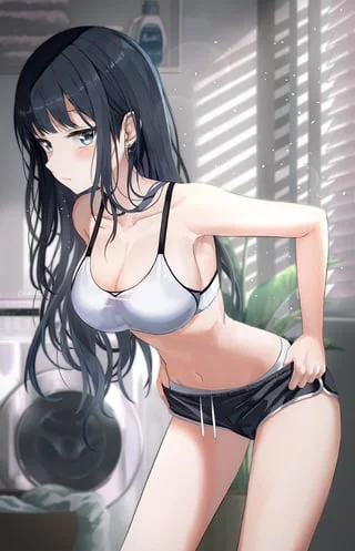 Last pair of panties on laundry day
