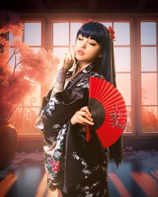 Let me know if you like Hinata in the traditional style, I'll undress her a little bit ^_^ Hinata (by Jinro Neko) [Naruto]