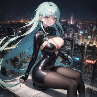 on top of the city