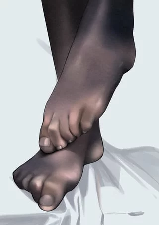 feet in socks