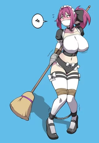 slut doing her new job…