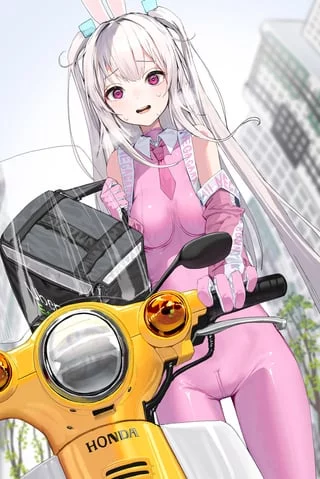 Latex Bunny Girl Delivery Girl (Dduck Kong ) [Original]