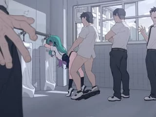 all I did was walk into the wrong restroom.