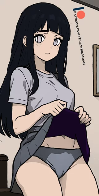 Intimate Portrait of Hinata (Electric-Moan) (Naruto)