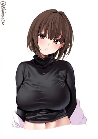 Black turtleneck Hyuuga [Kantai Collection]