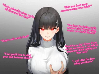 Your boss made you grab her tits! [Light Femdom] [Implied sex] [Implied cowgirl] [seduction] [Stress relief] [Implied paizuri]