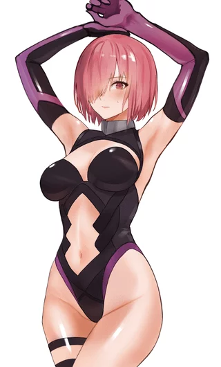 Mashu Blushing Show Off (Sawatari Kazuma) [Fate]