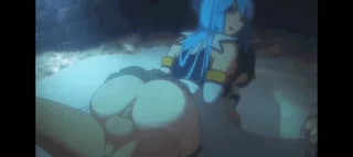 Hmmm, maybe that ass isn't so useless after all~ (Aqua)