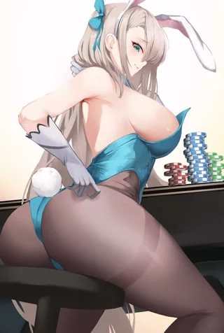 Asuna sexy with chips (Nevin) [Blue Archive]