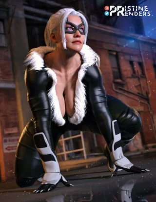 Black Cat (Pristine Renders) [Marvel]