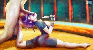 Chloe's training (EYCRED)[Noir]