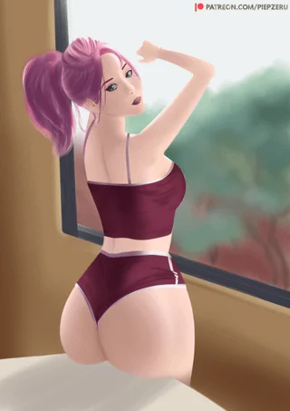 Sakura Haruno by the window [Naruto] (Piepzeru)