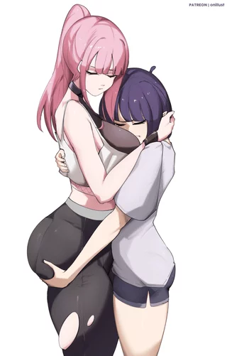 Ina comforting Calli [Hopetiteve]