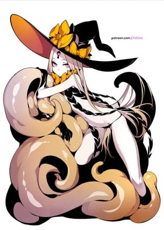 I want to be a powerful evil witch that you come to defeat but instead get overwhelmed by me (Tentacles!!)