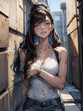 “Oh?~ this is a rare occurrence. I’m getting mugged?~” I want to be a ‘normal’ girl that you’re lucky enough to rob
