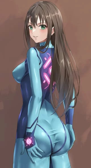 Rin Shibuya Zero Suit Booty (Amayo Thranana) [Idolmaster/ Metroid]