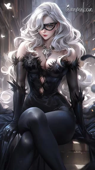 “I have to say, I commend your persistence in chasing me. But you very well know I can defeat you… So why?~” - (Would love to be her, a Gorgeous and Known Criminal who has a Rookie Superhero always chasing her… So one day she does something about it~)