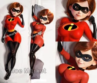 Elastigirl Body Pillow (artist: Ada S)[The Incredible]