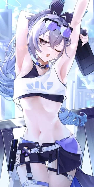 Silverwolf's pits~ (Twitter Artist @RapiS0291 )