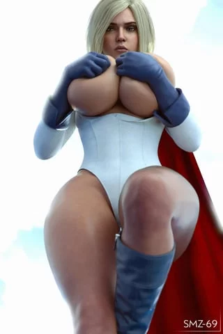 Power Girl's Cannot Be Contained by Her Suit (Smz-69) [DC]