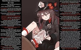 (Not) Traveler Defeated: Hu Tau [F/M] [Femdom] [Defeat] [Sockjob] [Teasing] [Light Degredation] [Genshin Impact] [Long]