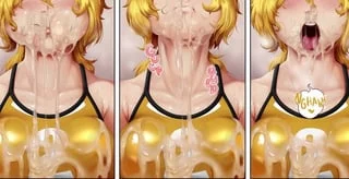 "A blowjob? Gross babe! No way I'm doing that!!!" Meanwhile with his bully~