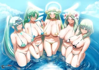 Pneuma, Lyn, Palutena, Rhea and Byleth (Awesomeerick) [Nintendo]