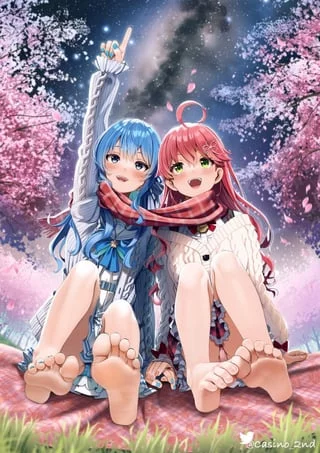 Together under the starry sky