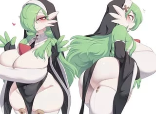 I want to be a nun like her~ Rwady to pray baby?~
