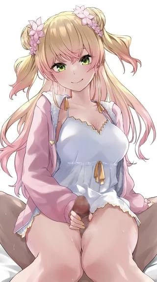 Woah, look how hard you are Uncle! I don't think I've ever felt something so big between my legs before~ If you're like this I think I'm gonna keep coming back for more~