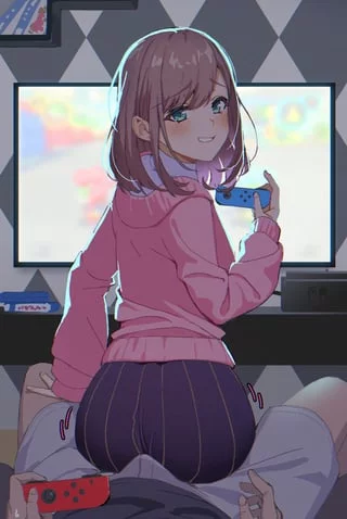 I love playing games together and your lap is my favourite seat, makes winning so much easier 😘