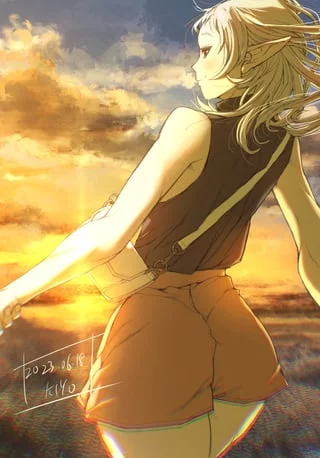 Sylphiette in the Sunset [Mushoku Tensei]