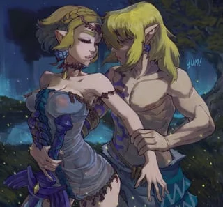 Link and Zelda endless love [@VG_Yum]