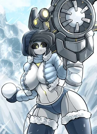 Kyurby gets into an extreme snowball fight (zzzHADOzzz)