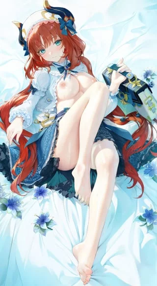Nilou's beautiful legs