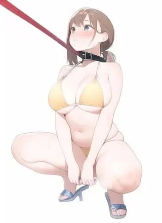 "F-Fine I'll wear the collar... T-This is such a stupid bet" I'd love to be your friend that lost your pet and now needs to be your pet, even in public