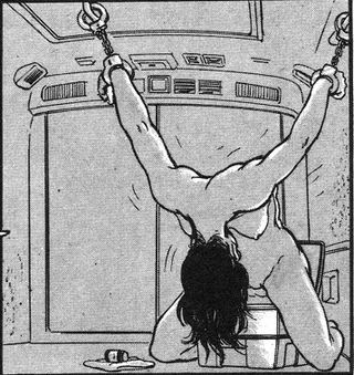To be kept like this between being used, unable to escape until he comes back [source: Rapeman: Vol 1]