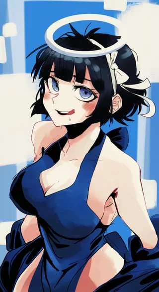 "H-Hey! I'm your new roommate!" I'd love to be a cute angel girl who loves in with you