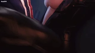 Black Cat is having a lot of fun with Spider-Man tonight... (nessfm) [Marvel's Spider Man]