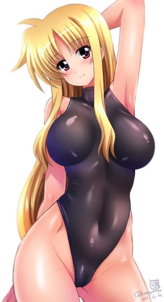 Fate Testarossa Black Leotard Cutie (Kamogawa Tanuki ) [Lyrical Nanoha]