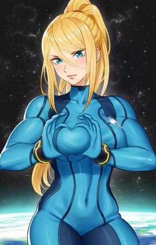 Zero Suit Samus Breast Heart (Rojen P ) [Metroid]