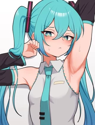 Flashing her fans~ ( Twitter Artist @kumada_gaon)