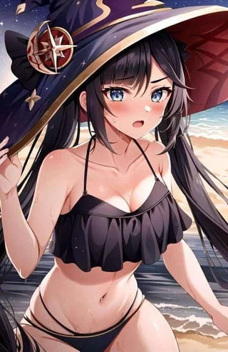 Hard and horny as fuck for mommy (Mona) right now. Would love if someone could give JOI as her and help me edge for Genshin girls ~