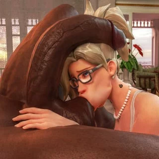 Doctor Ziegler Helping Her Patient (Blenderdemon) [Overwatch]