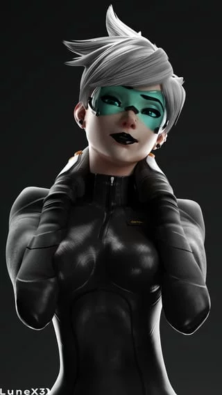 Cute Goth Tracer (LuneX3D)
