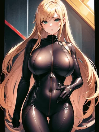 Tight Zipped Bodysuit