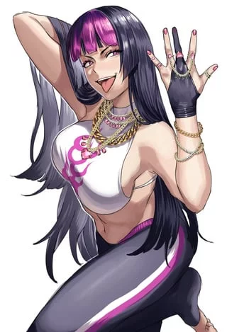 Juri Han with hairdown