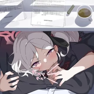 you still have so much work left, at least let me help you release all that sticky creamy white stress~~
