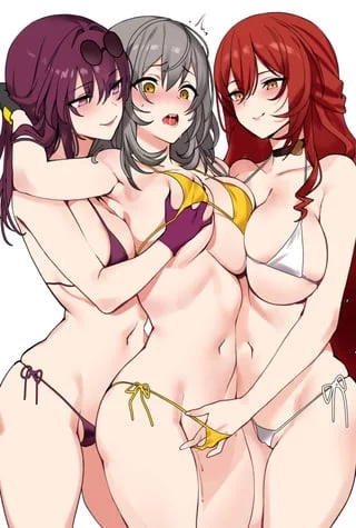 Stelle, Kafka, & Himeko [Honkai: Star Rail]