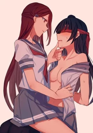 "W-Why'd you ask me to...wear a blinfold...? T-This feels w-weird~"